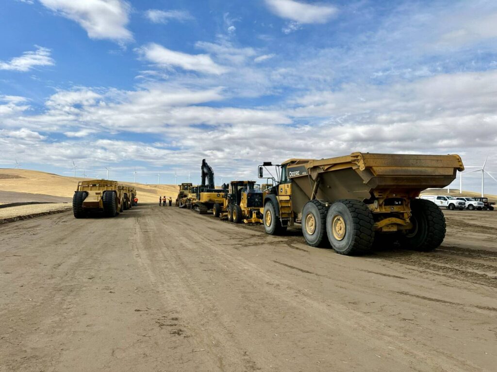 corridor-contractors-mass-excavation-008 Corridor Contractors Heavy Civil Earthwork Highway Overhead drone photo